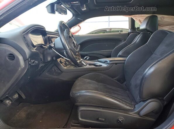 2C3CDZJG5KH521610 2019 DODGE CHALLENGER Red Вид салону спереду