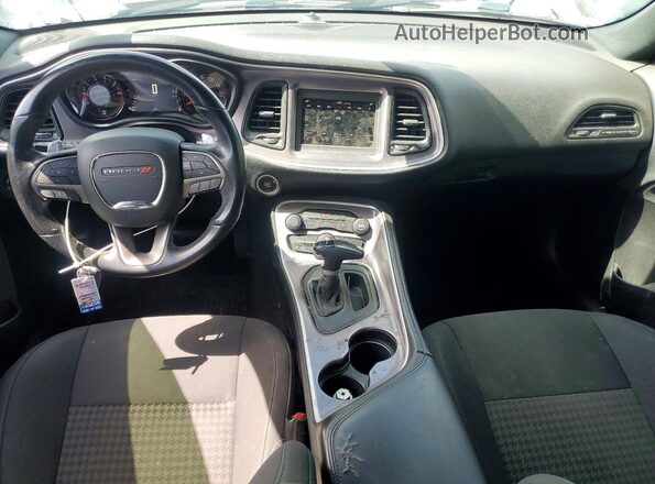 2C3CDZJG5KH557443 2019 DODGE CHALLENGER White Dashboard view