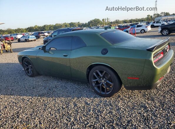 2C3CDZJG5MH649767 2021 DODGE CHALLENGER Green Задня ліва чверть
