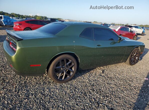 2C3CDZJG5MH649767 2021 DODGE CHALLENGER Green Задня права чверть