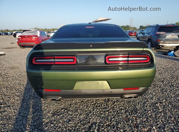 2C3CDZJG5MH649767 2021 DODGE CHALLENGER Green Вид ззаду