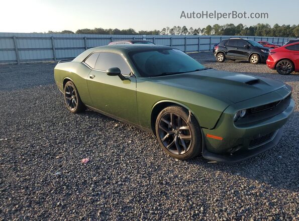 2C3CDZJG5MH649767 2021 DODGE CHALLENGER Green Передня права чверть
