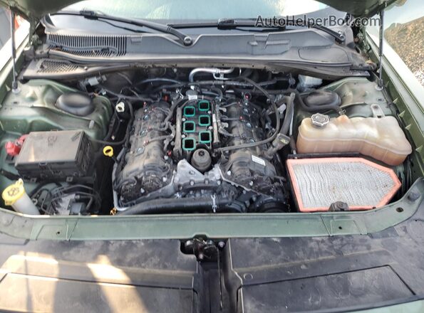 2C3CDZJG5MH649767 2021 DODGE CHALLENGER Green Вид задньої частини салону