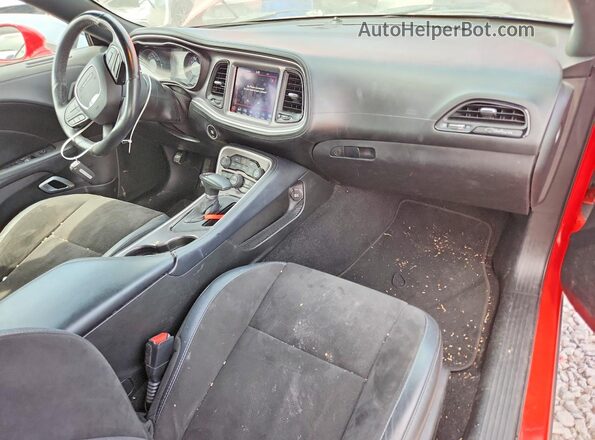 2C3CDZJG5MH661109 2021 DODGE CHALLENGER Red Widok deski rozdzielczej