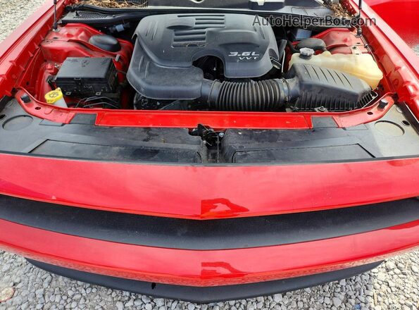 2C3CDZJG5MH661109 2021 DODGE CHALLENGER Red Widok wnętrza z tyłu