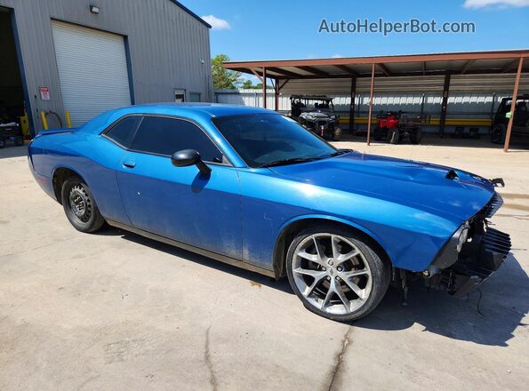 2C3CDZJG6NH230098 2022 DODGE CHALLENGER Blue Front right