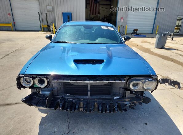 2C3CDZJG6NH230098 2022 DODGE CHALLENGER Blue 360 interior view