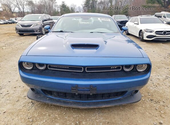 2C3CDZJG6NH254448 2022 DODGE CHALLENGER Blue Front view