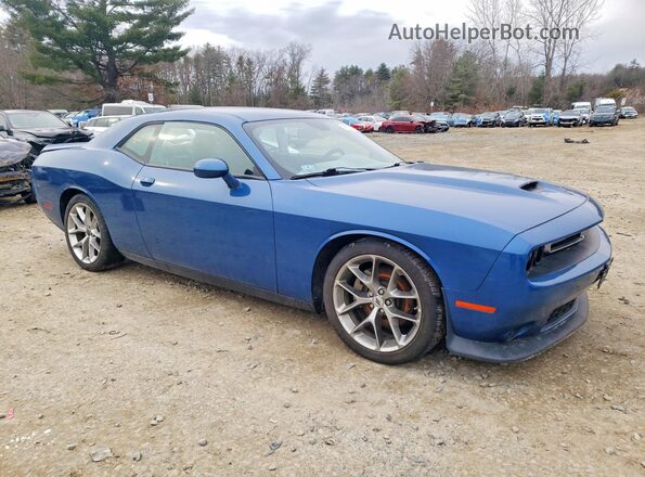 2C3CDZJG6NH254448 2022 DODGE CHALLENGER Blue Front right