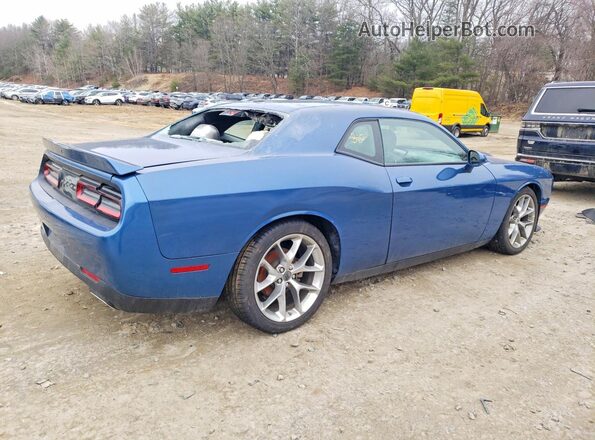 2C3CDZJG6NH254448 2022 DODGE CHALLENGER Blue Rear right