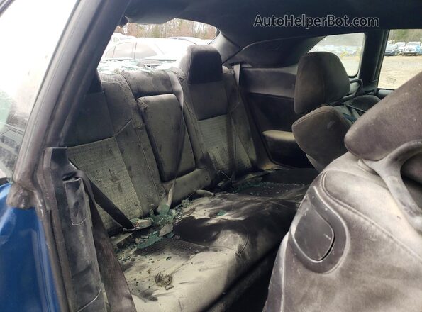 2C3CDZJG6NH254448 2022 DODGE CHALLENGER Blue Rear seats view