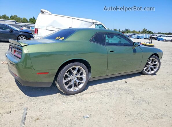 2C3CDZJG7MH606922 2021 DODGE CHALLENGER Green უკანა მარჯვენა