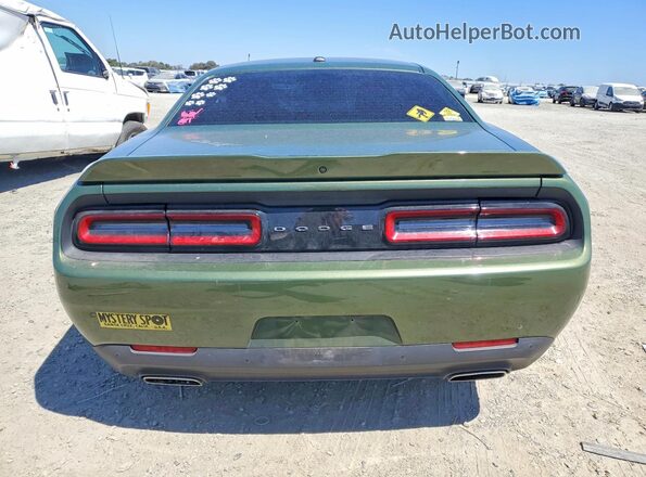 2C3CDZJG7MH606922 2021 DODGE CHALLENGER Green უკანა ხედი