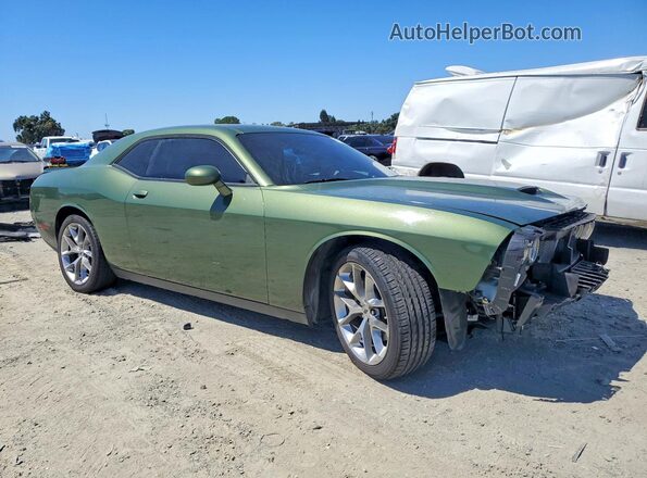 2C3CDZJG7MH606922 2021 DODGE CHALLENGER Green წინა მარჯვენა