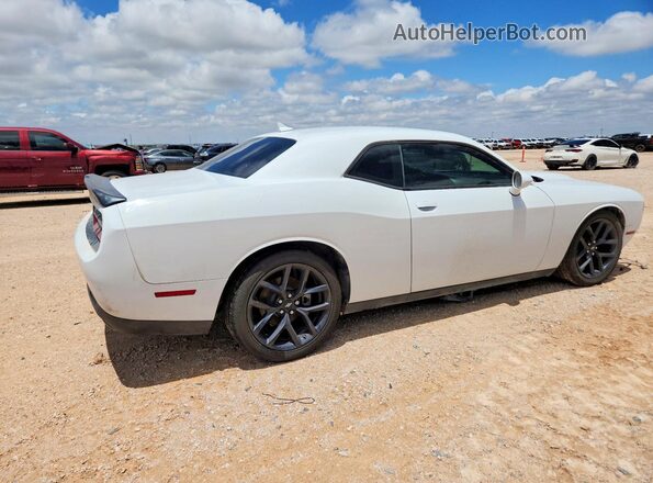 2C3CDZJG7MH670264 2021 DODGE CHALLENGER Белый Задняя правая четверть