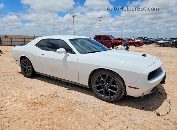 2C3CDZJG7MH670264 2021 DODGE CHALLENGER Белый Передняя правая четверть