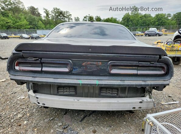 2C3CDZJG7NH187648 2022 DODGE CHALLENGER Black Вид ззаду