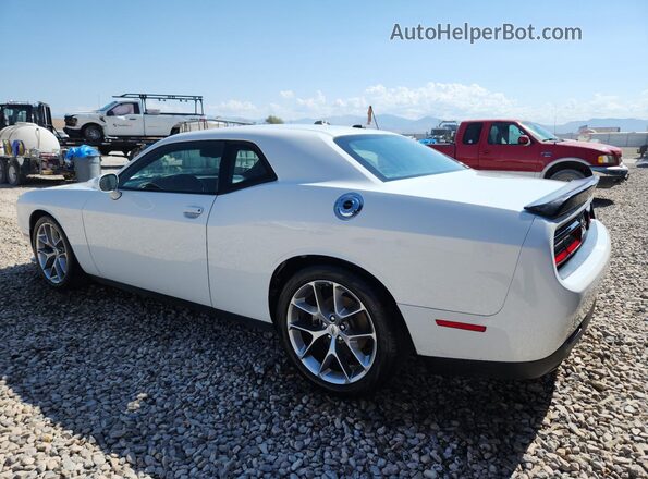 2C3CDZJG7NH233172 2022 DODGE CHALLENGER White VIN კოდის სტიკერის ხედი