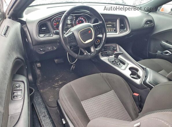 2C3CDZJG7PH503973 2023 DODGE CHALLENGER Black Widok deski rozdzielczej