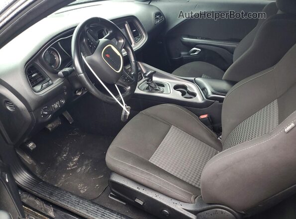 2C3CDZJG7PH503973 2023 DODGE CHALLENGER Black Widok wnętrza z przodu