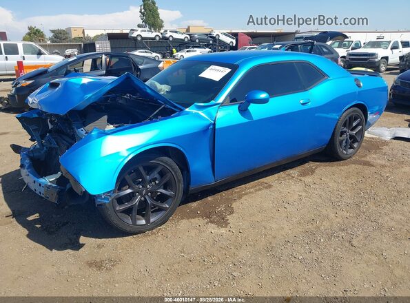 2C3CDZJG7PH637690 2023 DODGE CHALLENGER Blue Przód lewy