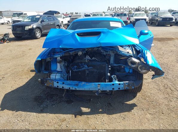 2C3CDZJG7PH637690 2023 DODGE CHALLENGER Blue Widok z przodu