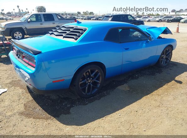 2C3CDZJG7PH637690 2023 DODGE CHALLENGER Blue Tył prawy