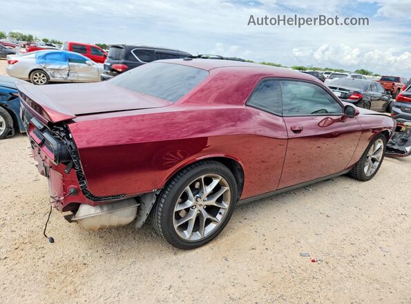 2C3CDZJG8MH521443 2021 DODGE CHALLENGER Maroon Հետևի աջ