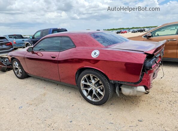 2C3CDZJG8MH521443 2021 DODGE CHALLENGER Maroon Հետևի ձախ