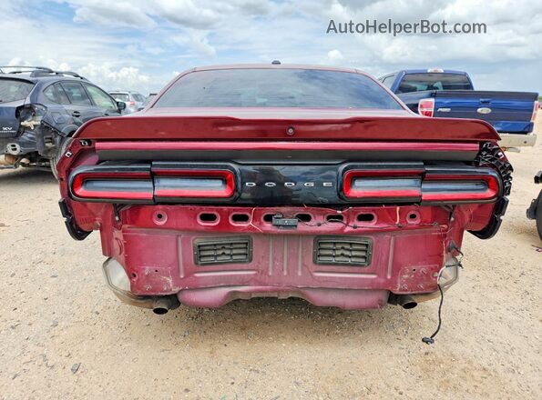 2C3CDZJG8MH521443 2021 DODGE CHALLENGER Maroon Հետևի տեսք