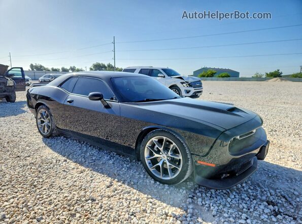 2C3CDZJG8MH651805 2021 DODGE CHALLENGER Черный Передняя правая четверть