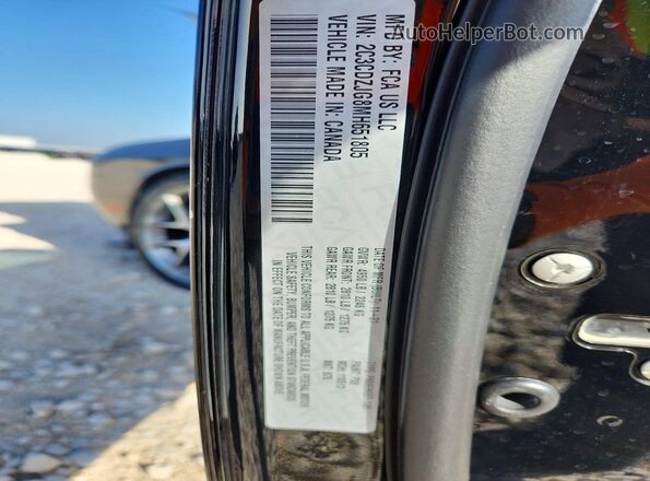 2C3CDZJG8MH651805 2021 DODGE CHALLENGER Черный Вид подкапотного пространства