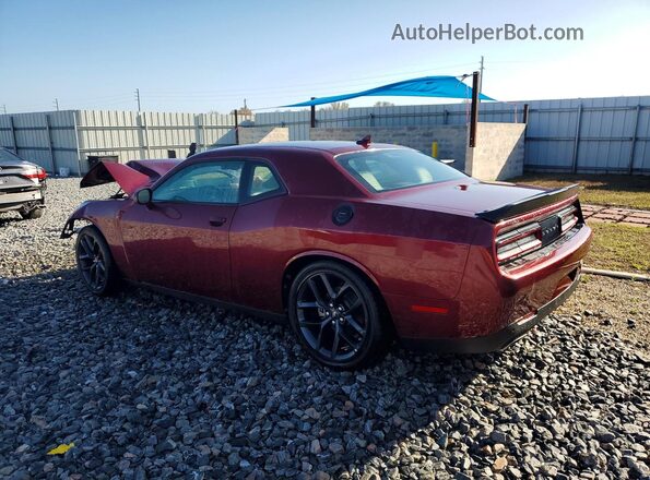 2C3CDZJG8NH238672 2022 DODGE CHALLENGER Red Հետևի ձախ