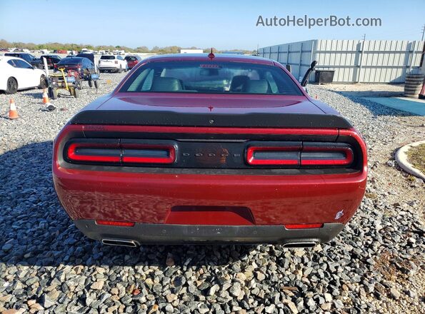 2C3CDZJG8NH238672 2022 DODGE CHALLENGER Red Հետևի տեսք