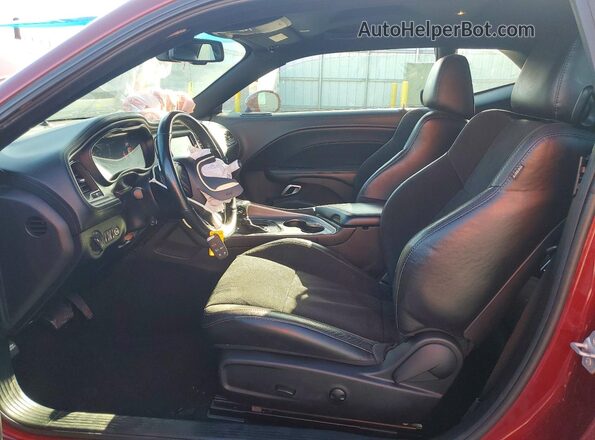 2C3CDZJG8NH238672 2022 DODGE CHALLENGER Red Սալոնի դիմացի տեսք