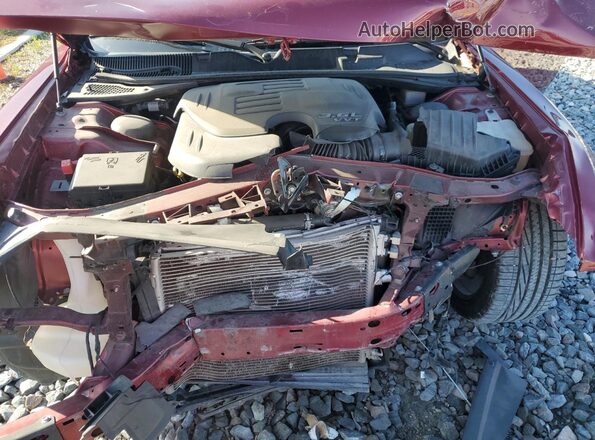 2C3CDZJG8NH238672 2022 DODGE CHALLENGER Red VIN կոդի պիտակի տեսք