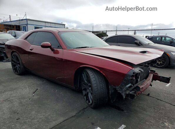 2C3CDZJG9PH570901 2023 DODGE CHALLENGER Burgundy წინა მარჯვენა