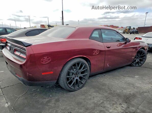 2C3CDZJG9PH570901 2023 DODGE CHALLENGER Burgundy უკანა მარჯვენა
