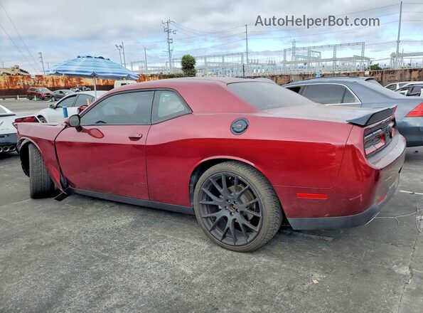 2C3CDZJG9PH570901 2023 DODGE CHALLENGER Burgundy უკანა მარცხენა