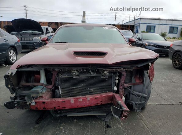2C3CDZJG9PH570901 2023 DODGE CHALLENGER Burgundy წინა ხედი