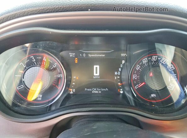 2C3CDZJG9PH655141 2023 DODGE CHALLENGER Gray Widok zestawu wskaźników
