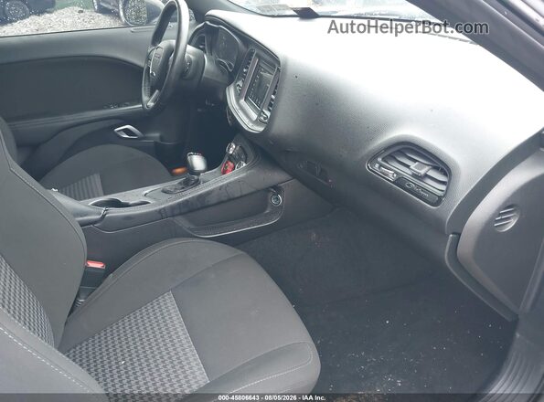 2C3CDZJG9PH658864 2023 DODGE CHALLENGER Gray Вид салону спереду
