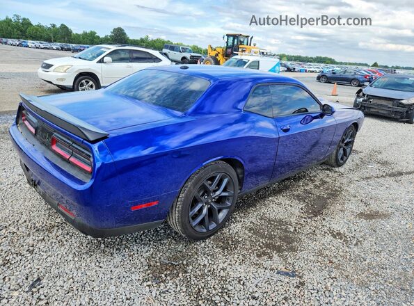 2C3CDZJGXMH610513 2021 DODGE CHALLENGER Blue Tył prawy