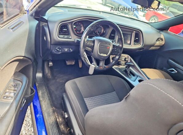 2C3CDZJGXMH610513 2021 DODGE CHALLENGER Blue Widok deski rozdzielczej