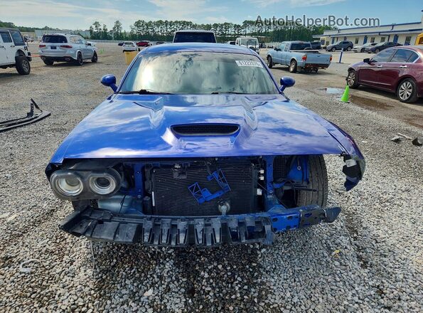 2C3CDZJGXMH610513 2021 DODGE CHALLENGER Blue Widok z przodu