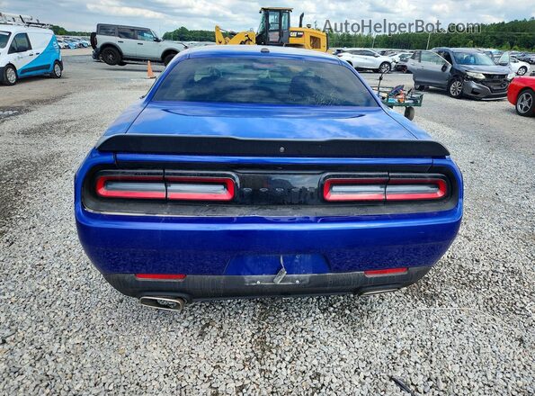 2C3CDZJGXMH610513 2021 DODGE CHALLENGER Blue Widok z tyłu