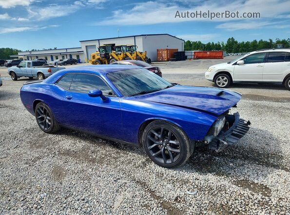 2C3CDZJGXMH610513 2021 DODGE CHALLENGER Blue Przód prawy