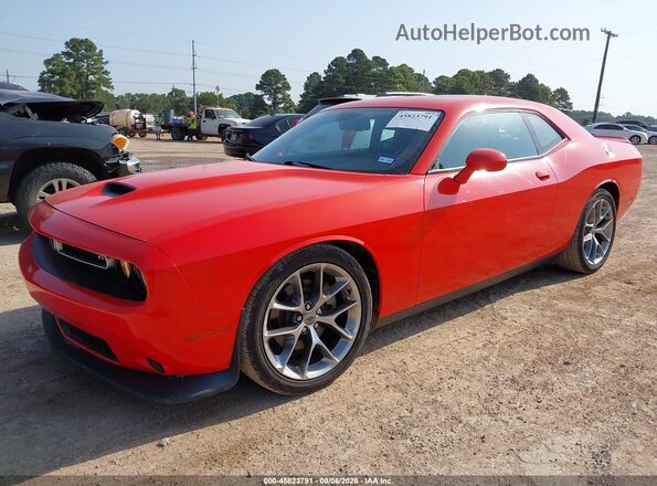 2C3CDZJGXMH681274 2021 DODGE CHALLENGER Orange Передня ліва чверть