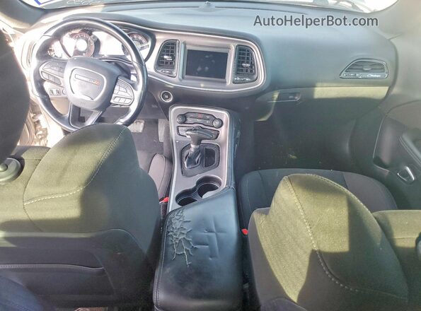 2C3CDZJGXNH215555 2022 DODGE CHALLENGER Gray წინა პანელის ხედი
