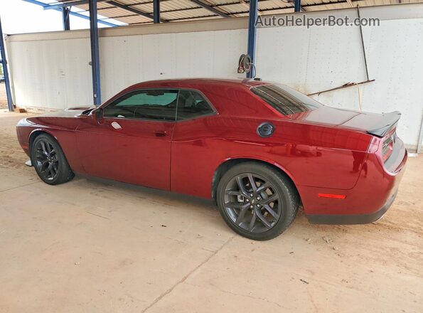 2C3CDZJGXPH634234 2023 DODGE CHALLENGER Burgundy უკანა მარცხენა